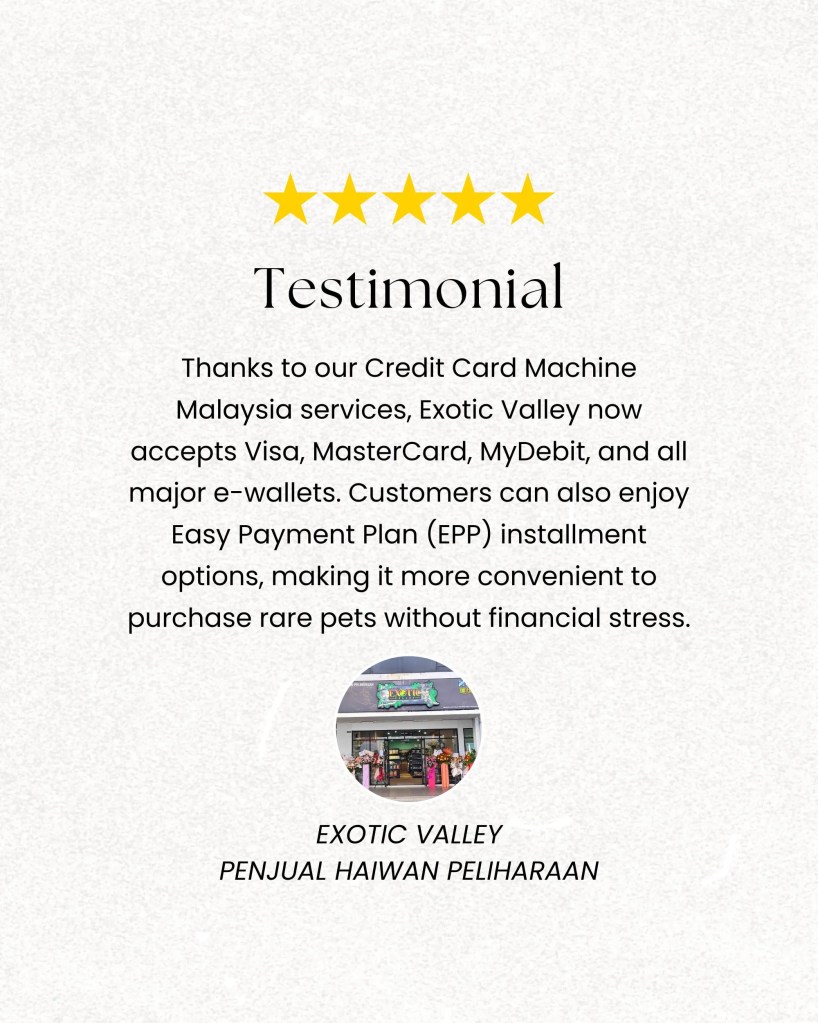 Exotic Valley Johor Bahru – Exotic Pet Shop with Credit Card and Installment&nbsp;Payment