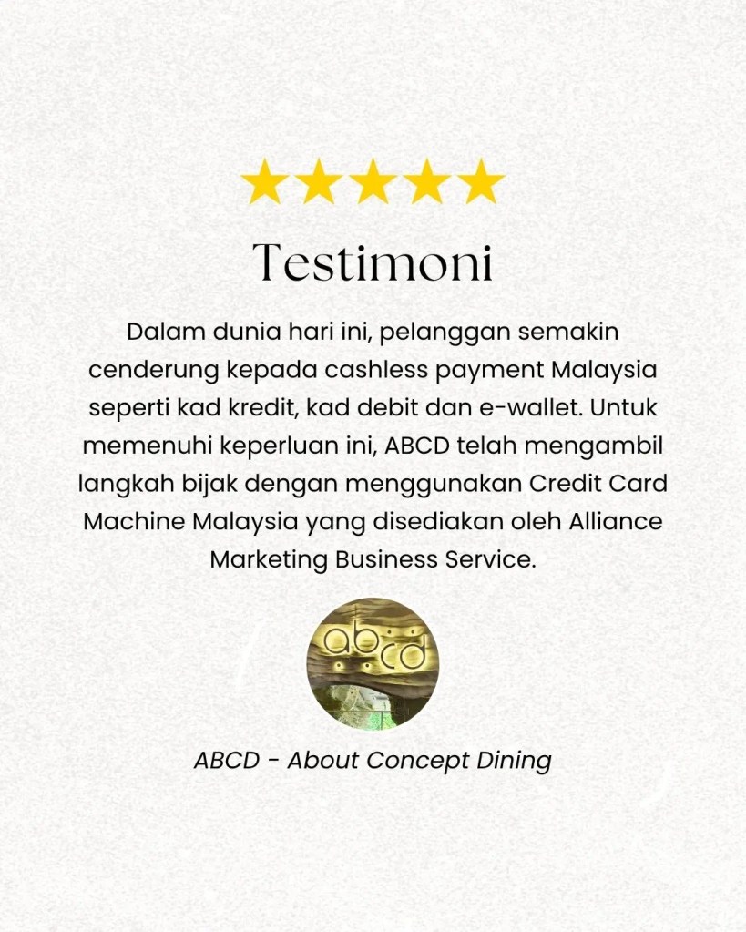 ABCD About Concept Dining Johor Bahru - Restoran dan Kafe Moden dengan Credit Card Machine Malaysia 01