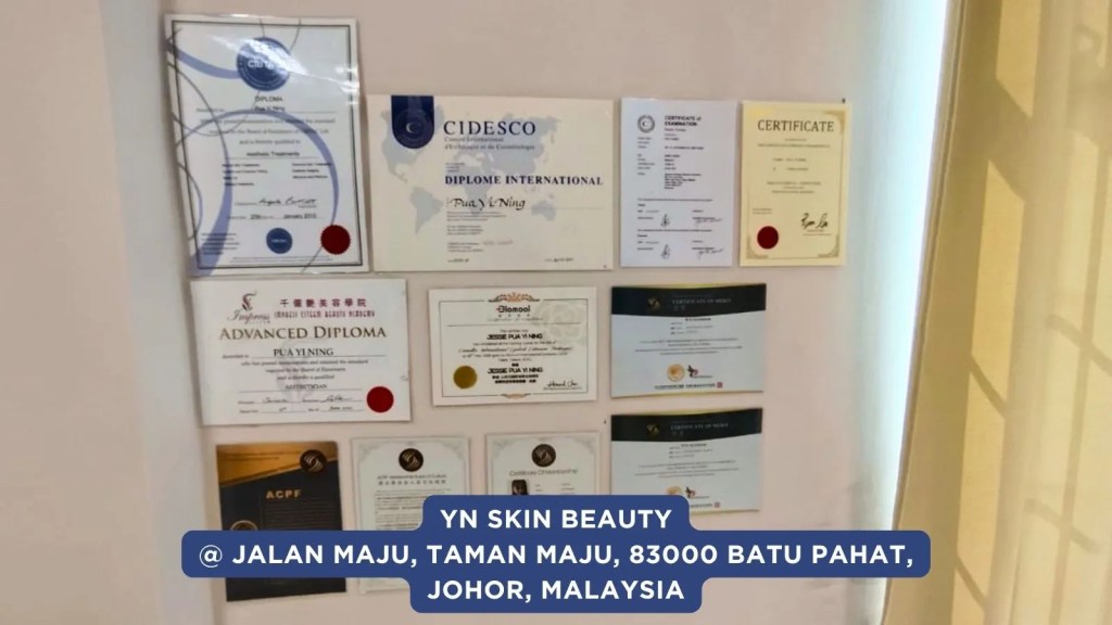 YN Skin Beauty Batu Pahat Accepts Credit Card Machine and Cashless Payment Solutions through Credit Card Machine Malaysia by Alliance Marketing Business Service A08