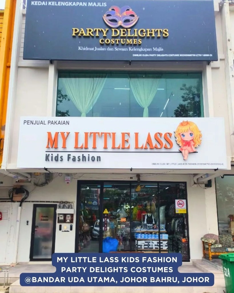 My Little Lass Kids Fashion and Party Delights Costumes Johor Bahru - Costume, Party Wear and Kids Fashion Store Testimonial Credit Card Machine Malaysia A02