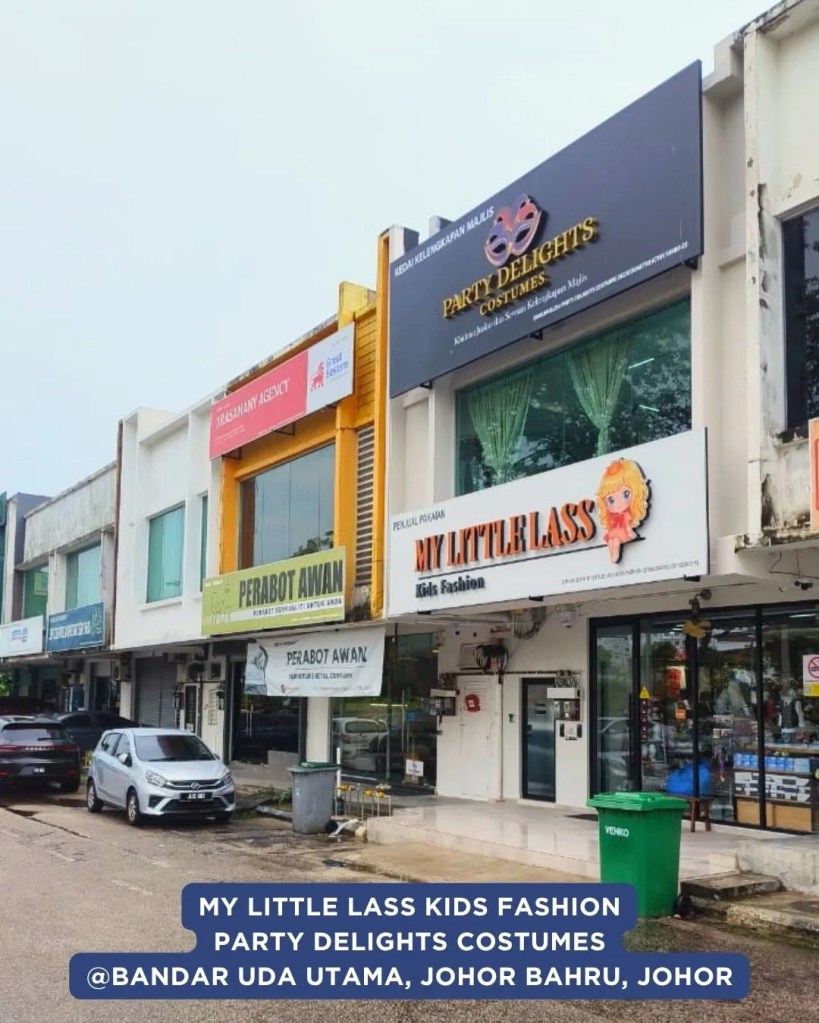 My Little Lass Kids Fashion and Party Delights Costumes Johor Bahru - Costume, Party Wear and Kids Fashion Store Testimonial Credit Card Machine Malaysia A03